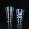 mini, small disposable plastic cup with clear, white, red and others colorful colors