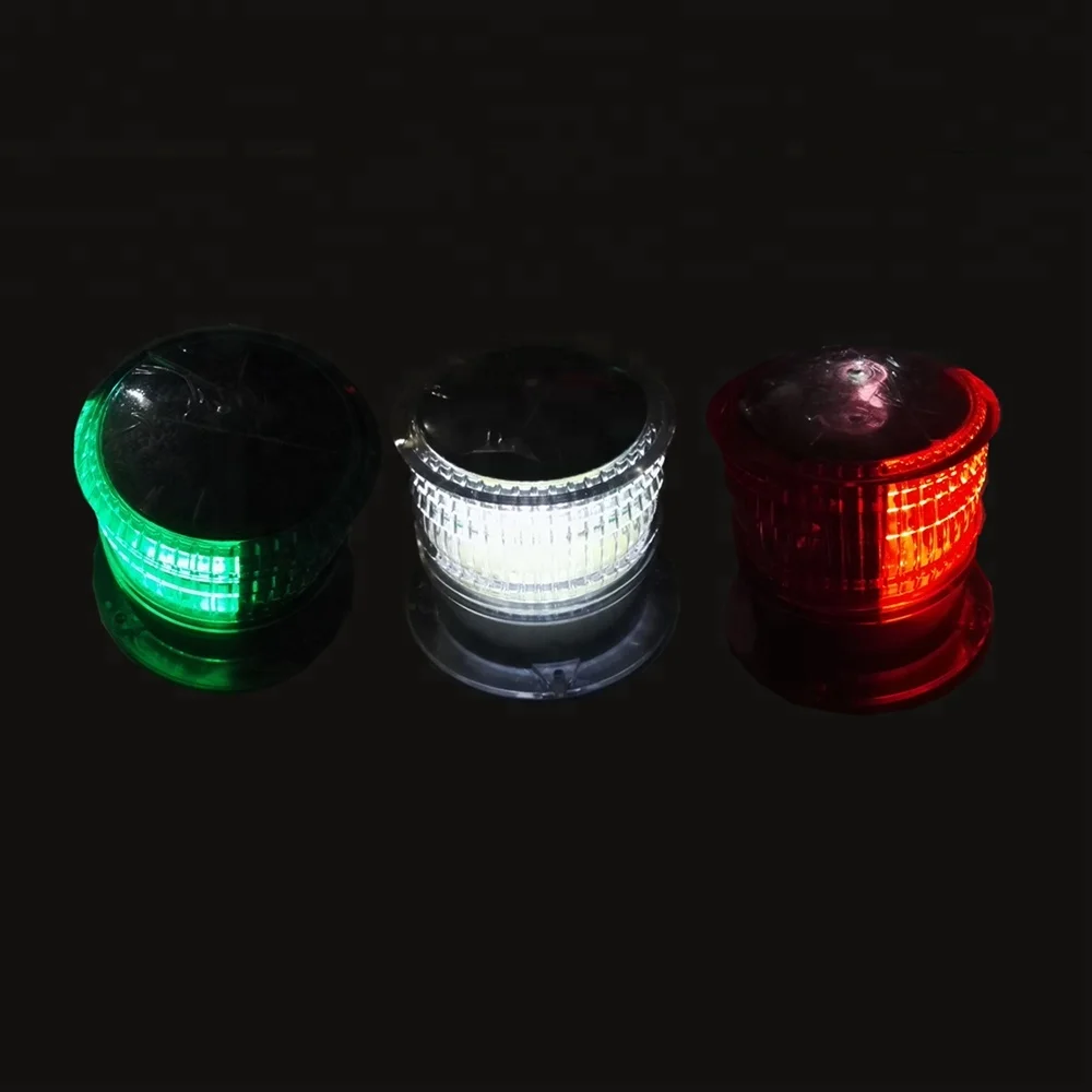 
Marine Solar Led Boat Lights for Barge Dredger and Tug Boat Navigation Signal 