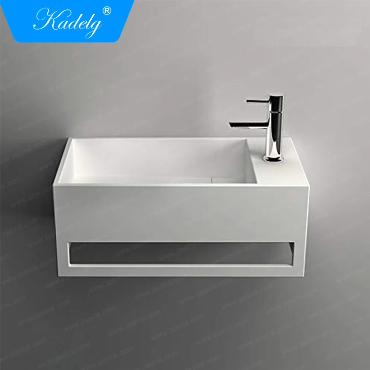 Artificial Stone Solid Surface Small Size Wash Basin