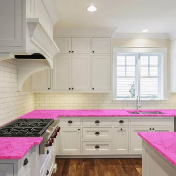 Precut Countertops Granite Countertop Cutting Machine Pink Quartz