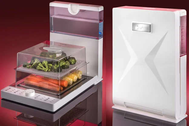 Foldable food steamer