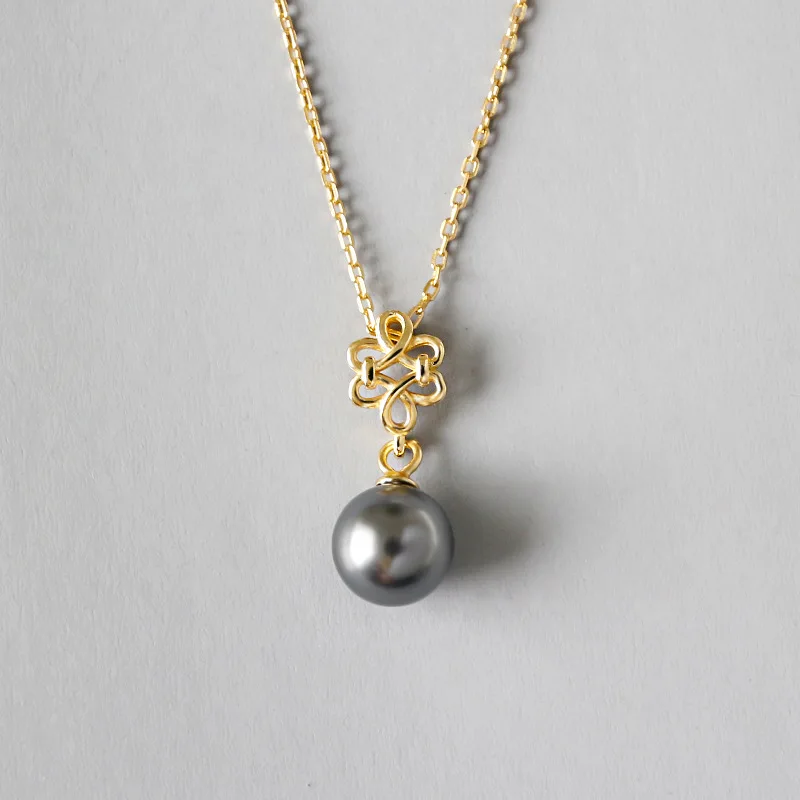 

Fashion 925 sterling silver pearl necklace jewelry