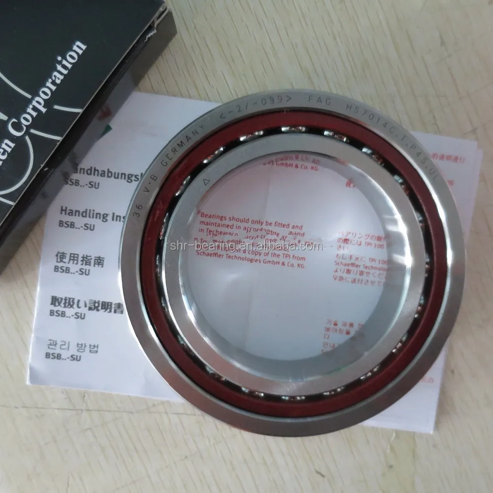32 mm OD 9 mm Width 15 mm ID FAG HSS7002-C-T-P4S-UL Angular Contact Ball Bearings Precision High Speed 