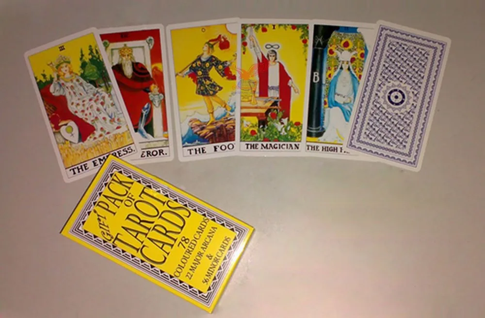 large size 350g art paper custom printed tarot cards