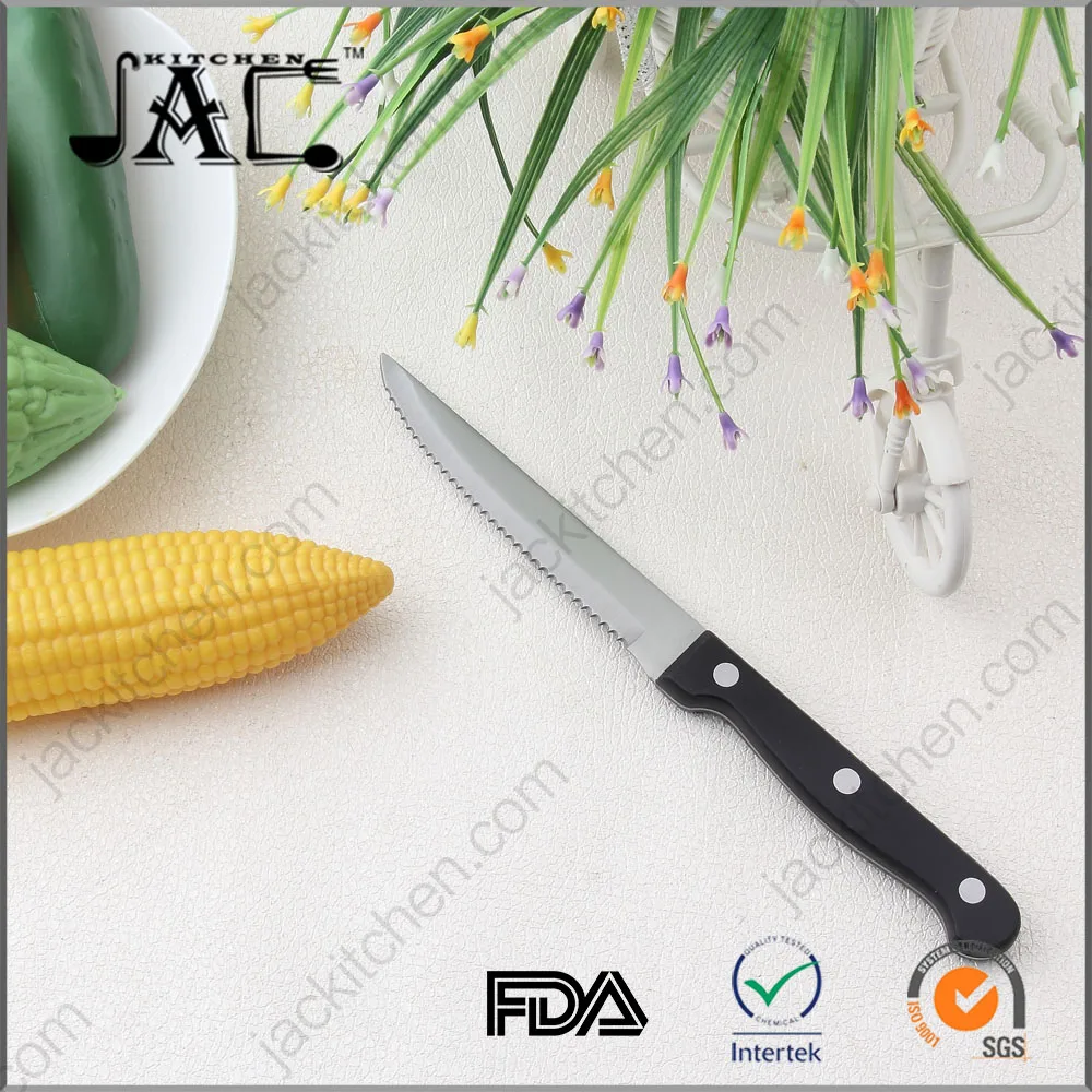 Hot Selling POM Handle Stainless Steel Steak Knife