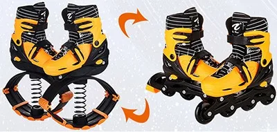 Different Colors Jumping Bounce Shoe for Kids OEM Boys 2 in 1. Bounce SHOES. HD-FY01 Rubber. 80 Kg. CN;ZHE Inline Skates. Mesh.