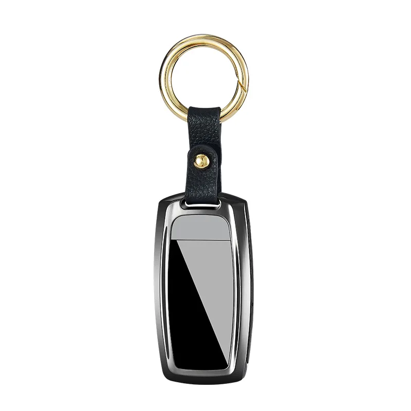 

Creative car key lighter inflatable windproof with lighters key buckle butane