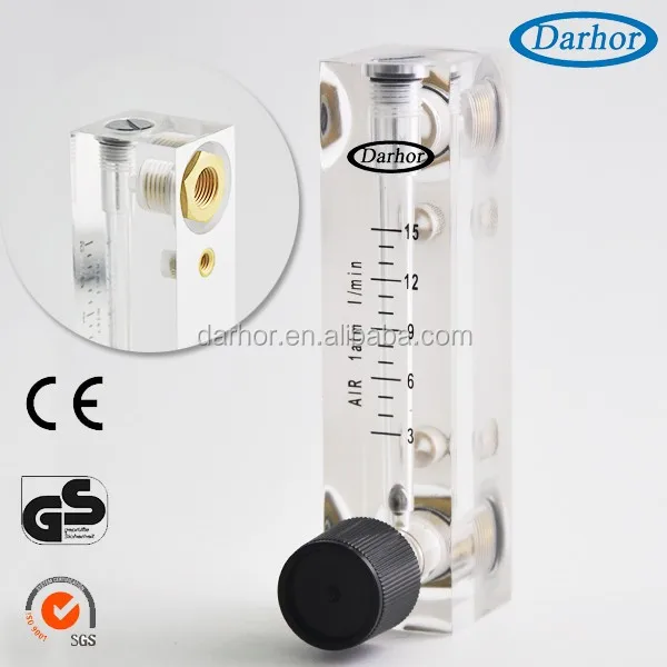 Lpm Gpm Scale Liquid Rotameter Nitrogen Flow Meter For Gas Buy Nitrogen Flow Meter,Gpm Flow