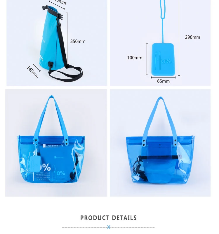 Plastic Waterproof Beach Bags And Totes Beach Bags For Women And Men