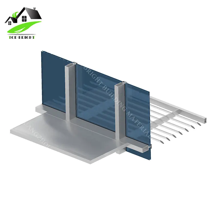 Factory Price China Exterior Cladding Unitized Glass Curtain Wall Supplier