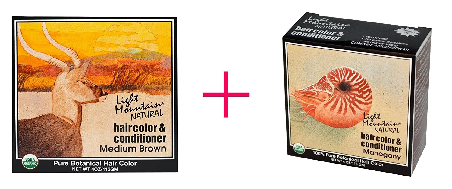 Buy Light Mountain Natural Hair Color Conditioner Medium Brown