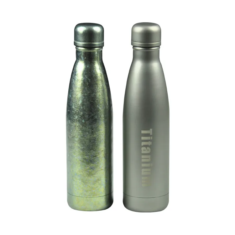 

500ml double walled vacuum bottle with pure titanium, Customized