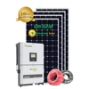 Grid-tie 220v split phase solar energy system 5kw 10kw solar panel system home 5kw 10kw