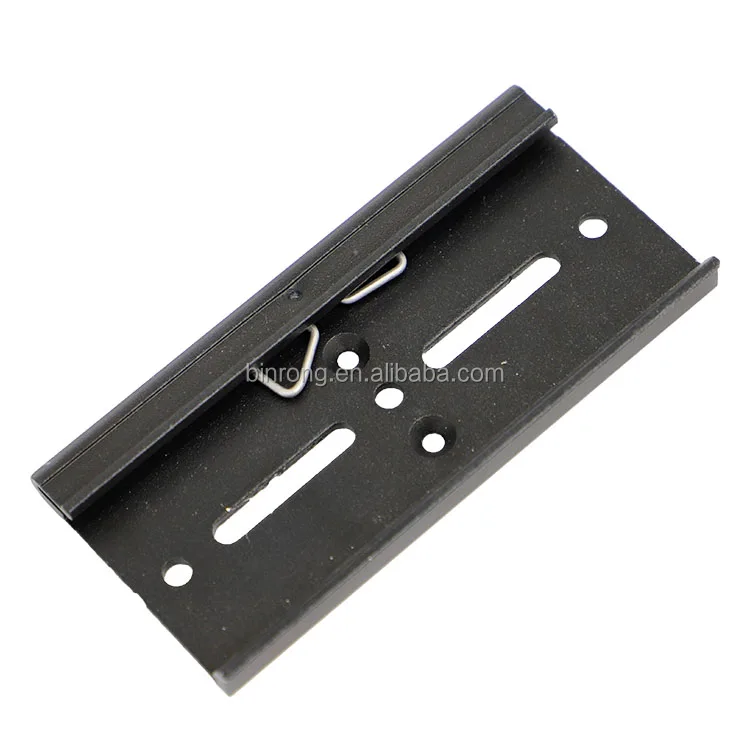35x47x9mm Aluminum Alloy C Shape Guide Din Rail Buckle
