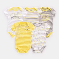 

Colorful Printing baby casual organic romper baby clothes