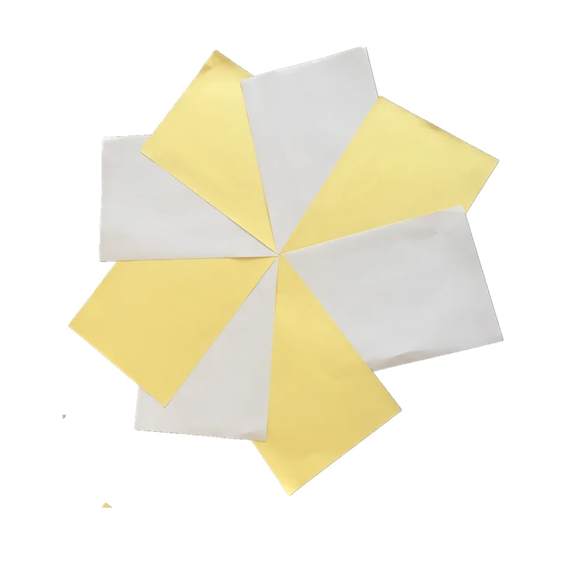 
A4 glossy photo ink - jet vinyl nondrying adhesive sheet printing paper 