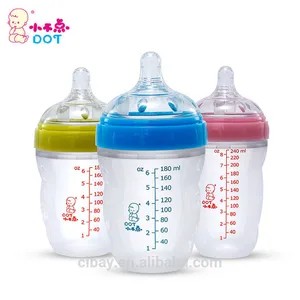 Image of 2018 Food Grade Non-toxic Silicone Baby Bottle / Silicone Baby Squeeze Spoon / Silicone Baby Feeder