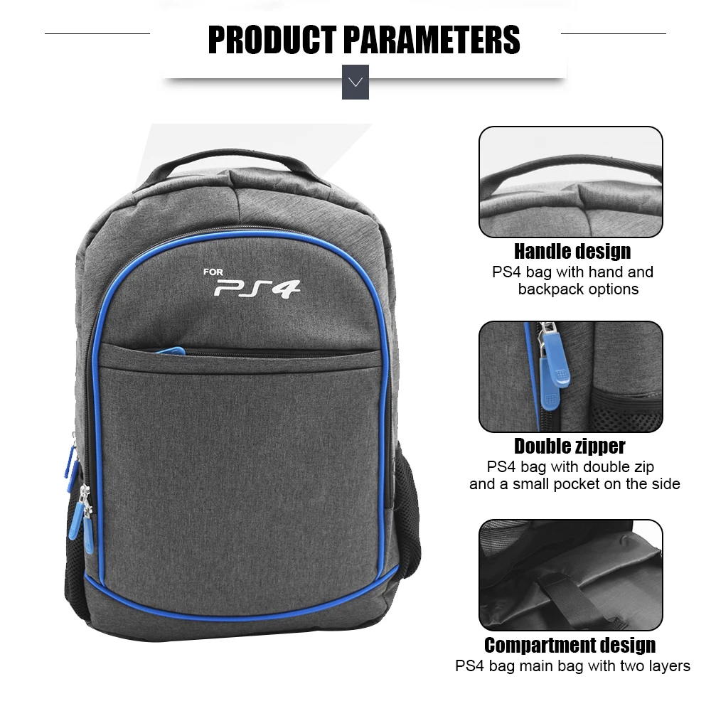 Portable Shoulder Carrying Travel Case Bag For Playstation 4 Console ...