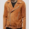 mens motorcycle pig split leather jacket cheap price