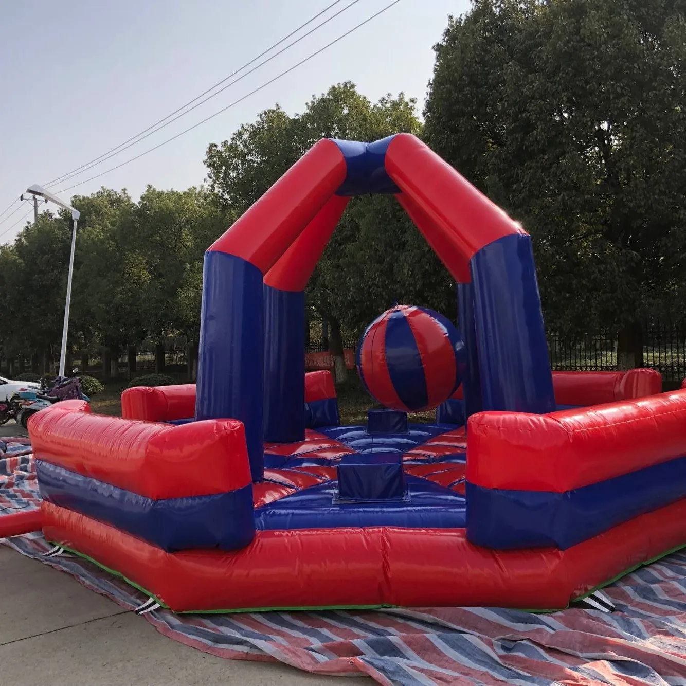 Customized Funny Kids Inflatable Games/demolition Wrecking Ball For