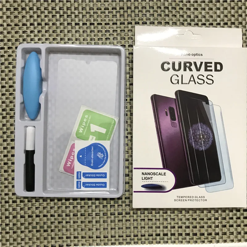 0.26mm 9H 3D Nano Liquid Full Glue UV Tempered Glass Screen Protector for Huawei P30