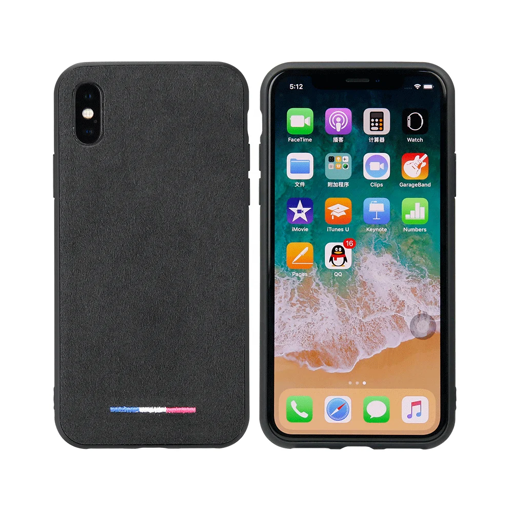 2019 Newst Thin Case Carbon Fiber Case Alcantara Case for iPhone X XS