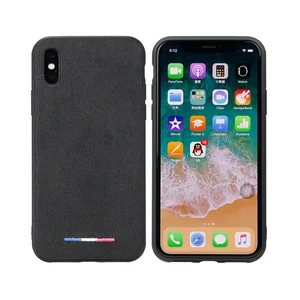 Thin Carbon Fibre & Alcantara Case iPhone X