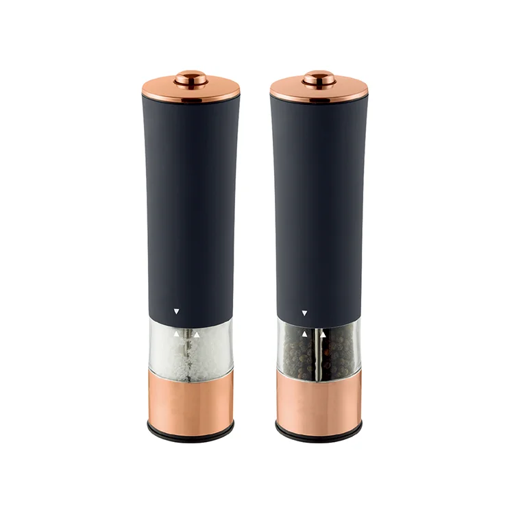 

New Design Stainless Steel Electric Salt and Pepper Grinder Set, Per customer requested