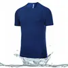 Custom latest new sport design high quality Printed fitness dry fit running T shirts for running