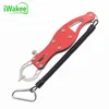 Red Full Stainless Steel Fish Grip with Missed Rope and Carabiner