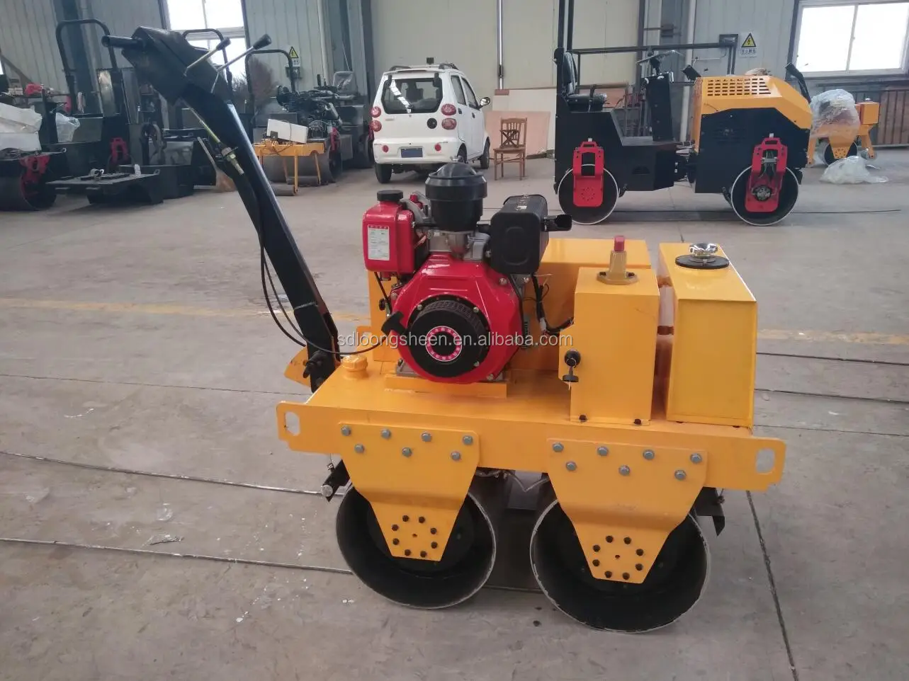 Hand Rollo Compctor Hand Compactor Roller 1 Ton - Efficient Road Compaction