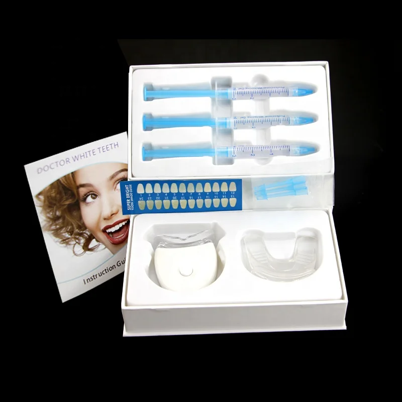 

Factory FDA Approved 100% Natural Ingredient Tooth Wholesale Private Logo Teeth Whitening Kit Luxury Boxed Teeth Bleaching Kit, N/a
