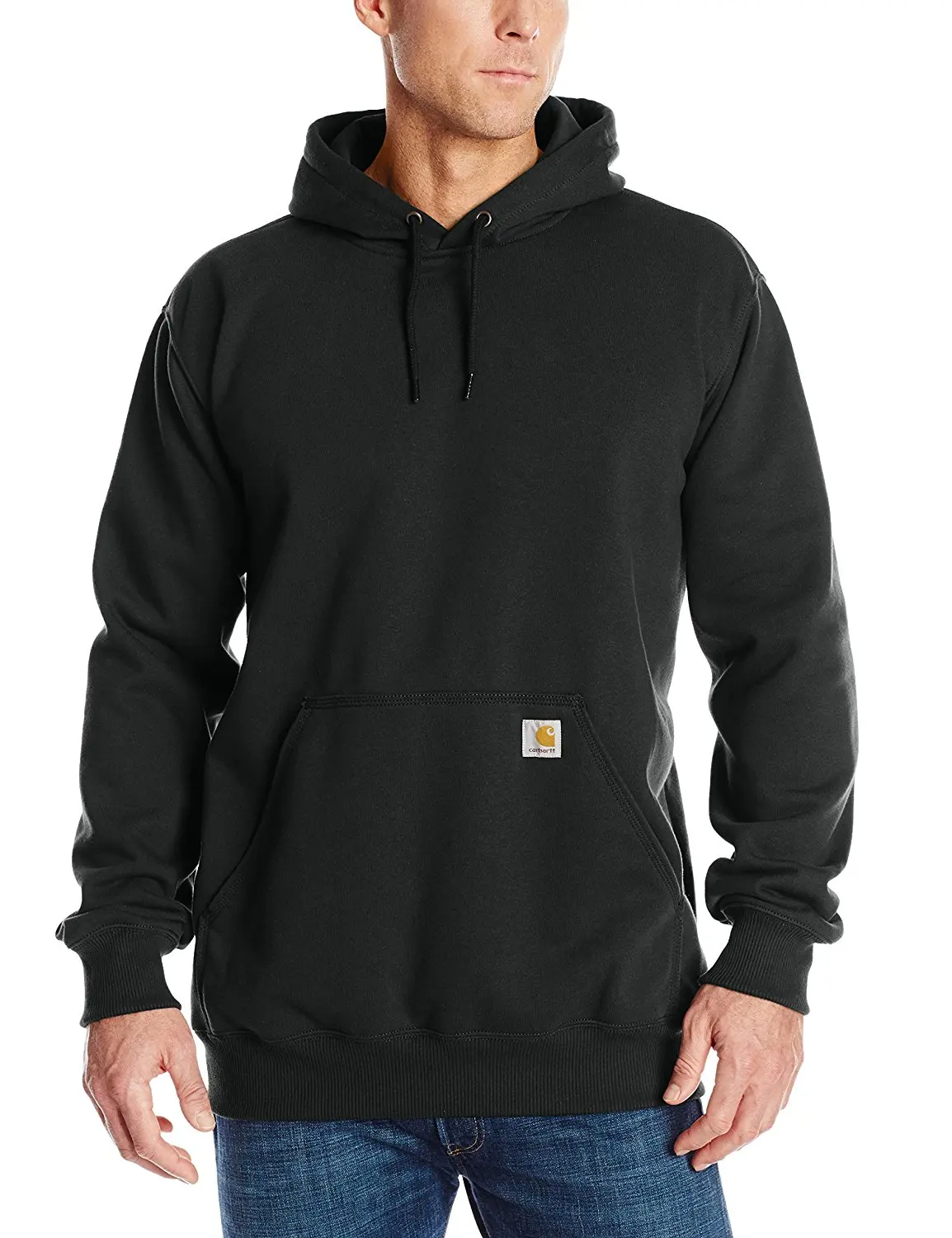 carhartt men's rain defender paxton heavyweight hooded zip mock sweatshirt