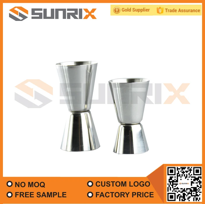 
Double Jigger Bartender Barware Tool, Stainless Steel,Home Bar Supply Tools Measuring Cocktail Jigger 