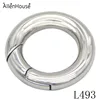 hot sale 15mm/18mm stainless steel polished Round Carabiner Spring Gate O Ring Openable Snap Clasp Clip Trigger Accessories