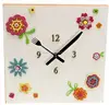 2018 hot wholesale graphic design high quality new products custom home wall decoration felt handmade diy sticker wall clock