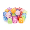 Hot sell acrylic beads creative educational child development toys big hole letter alphabet beads