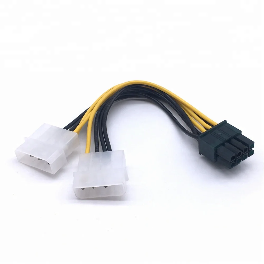 Cable De Alimentación Molex De 8 Pineseps A Dual De 4 Pinesadaptador Convertidor Pci Express 5733