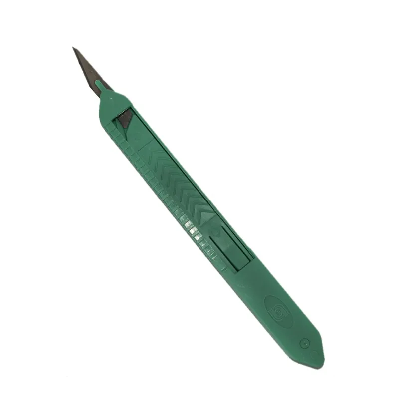 NO.11 Collipasible Medical Plastic Handle Spring Scalpel (8)