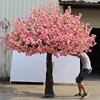 Hot sale pink/white Japanese 10ft indoor cherry blossom tree with silk flowers