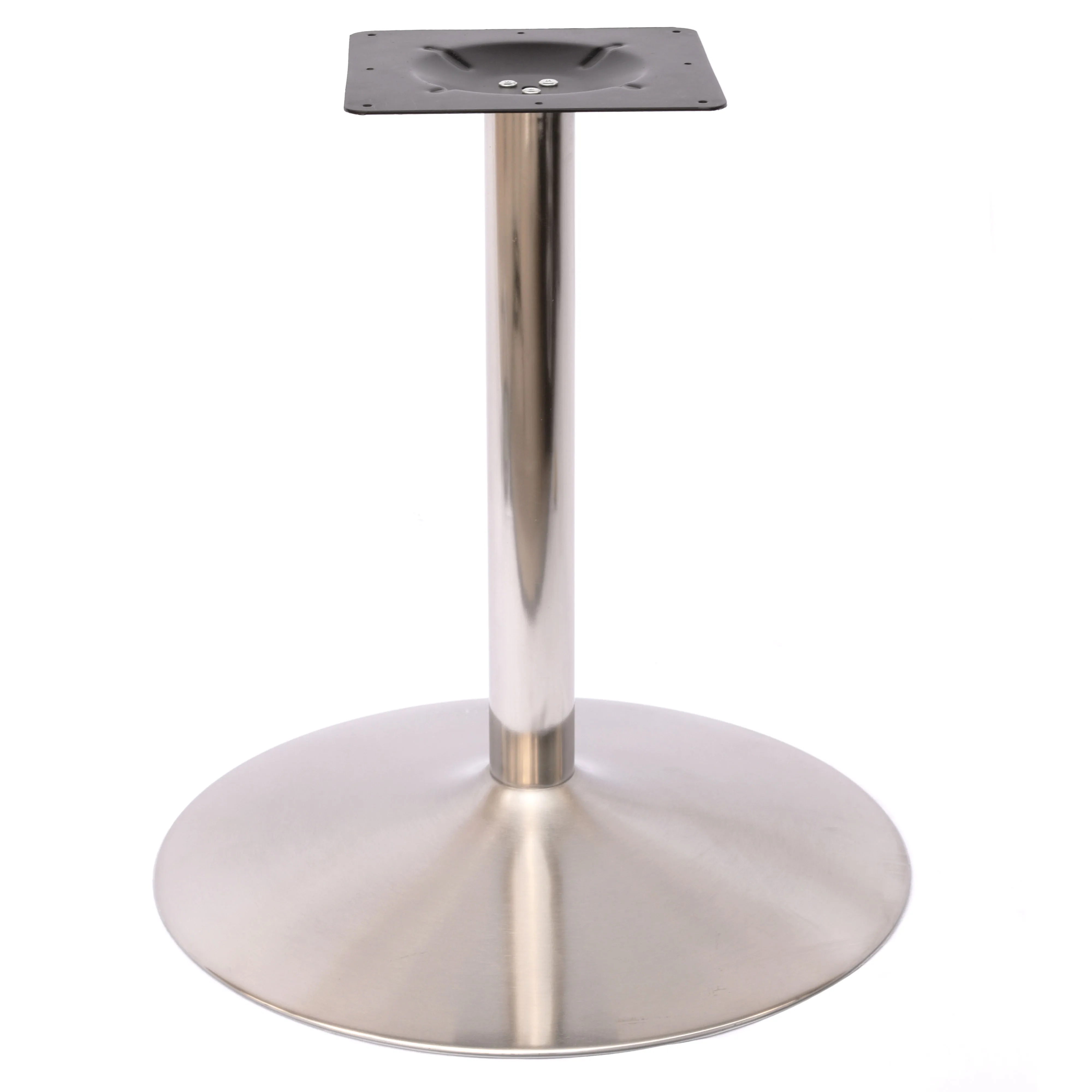 收缩的北欧家具设备不锈钢商业用途天然颜色刷面漆的桌腿