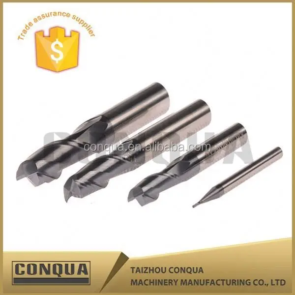 TialN coating solid carbide cutting tool flat hss end mills