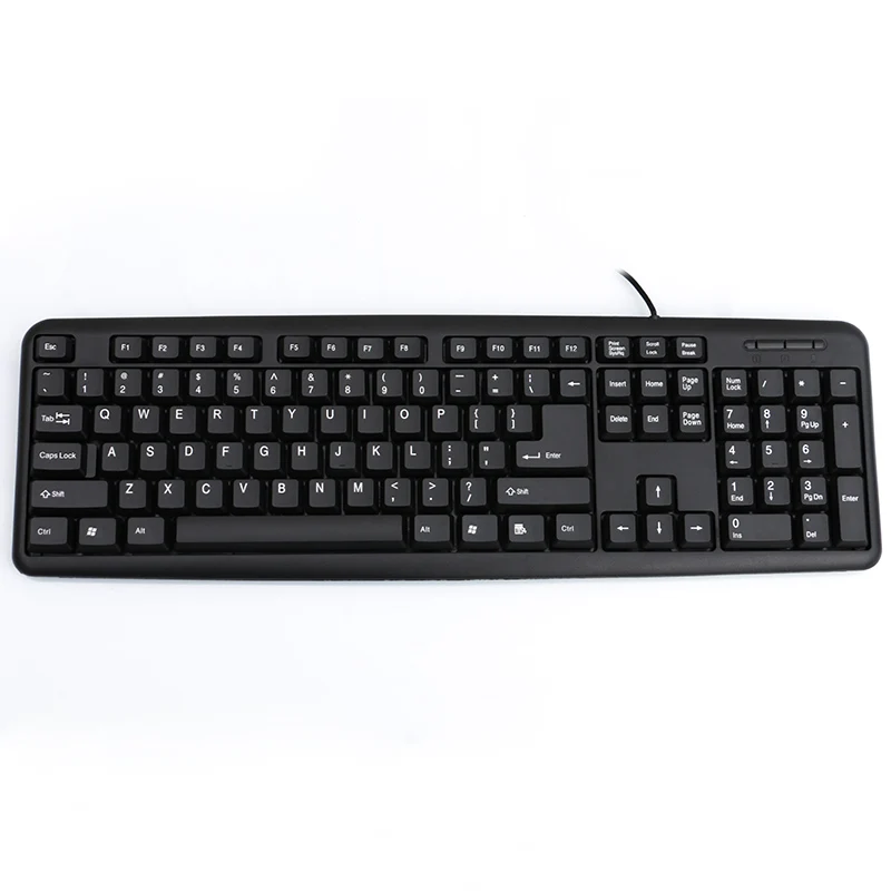 Manufacture Wholesale Custom Logo Wired Computer Keyboard for Gaming and Office