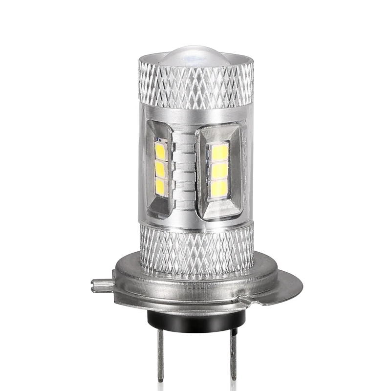 

CST LED Car Light H7 15SMD 2835 DC 9-30V 470LM 4.8W LED Fog Light IP67 Waterproof Car LED Fog Light DRL