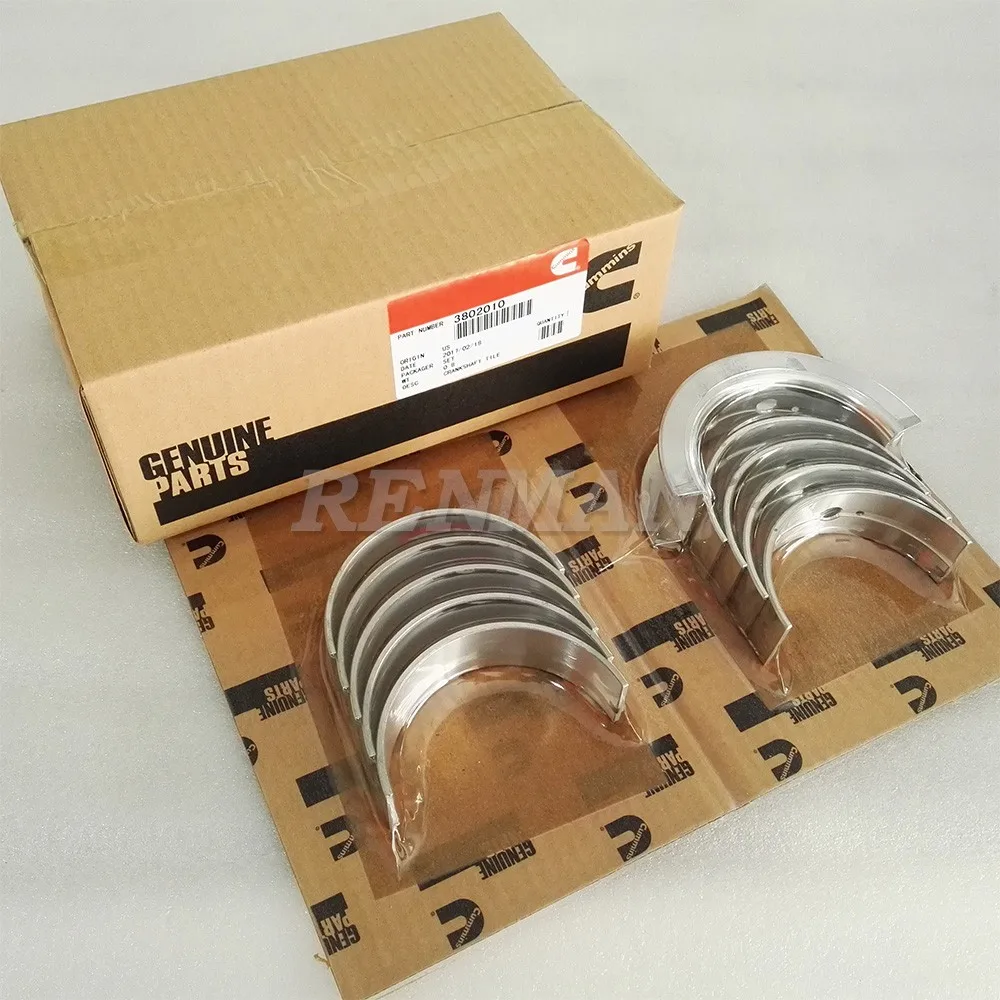 4bt 6bt Main Bearing Cummins Crankshaft Bearing Standard & Oversized