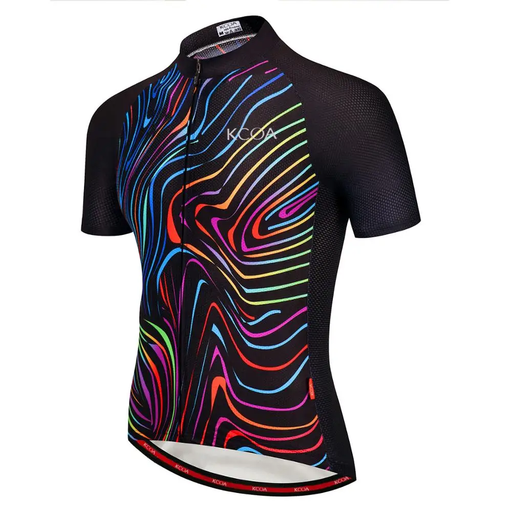 

2019 Kroad High quality custom short sleeve cycling jersey oem bicycle clothing sublimated cycling wear, Any colors available
