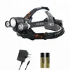 Boruit 4 Mode Headlamp T6 LED Rechargeable Water Resistance Head Lantern for Camping