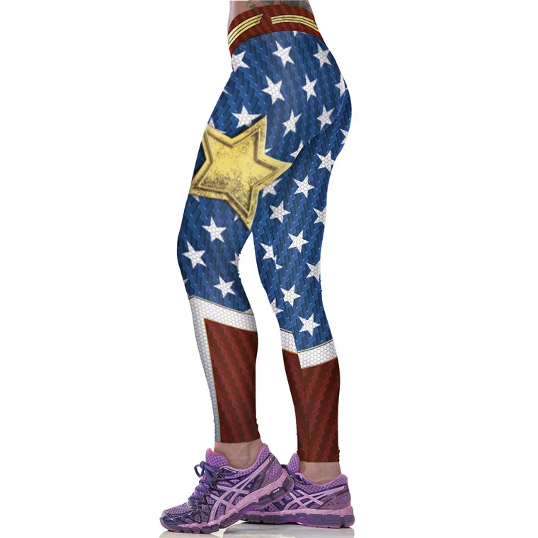 wonder woman workout leggings