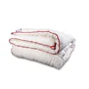 5kg Factory Price White Luxury 100% Cotton template patchwork microfiber down duvet quilt