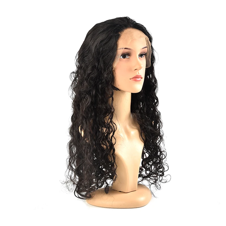 

The cheapest of front lace wig human hair with baby hair, 1b